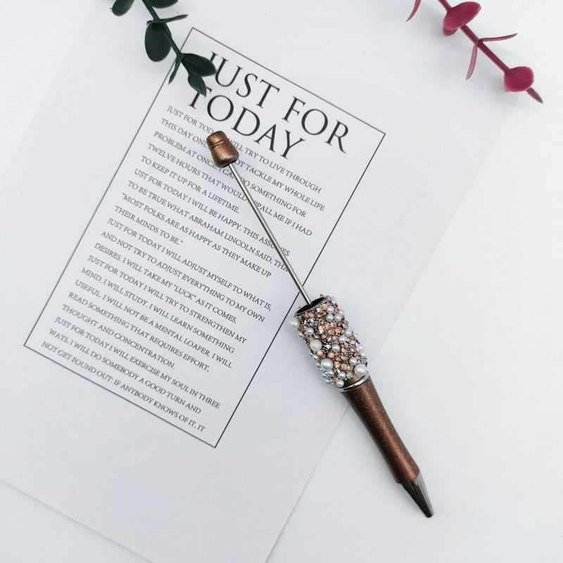 Wholesale DIY Pearl Star Bead Pen Educational Sugar Ballpoint Pen